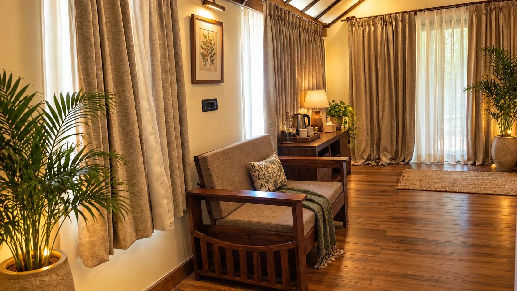 Row Cottage (Serenity Stays) interior lounge
