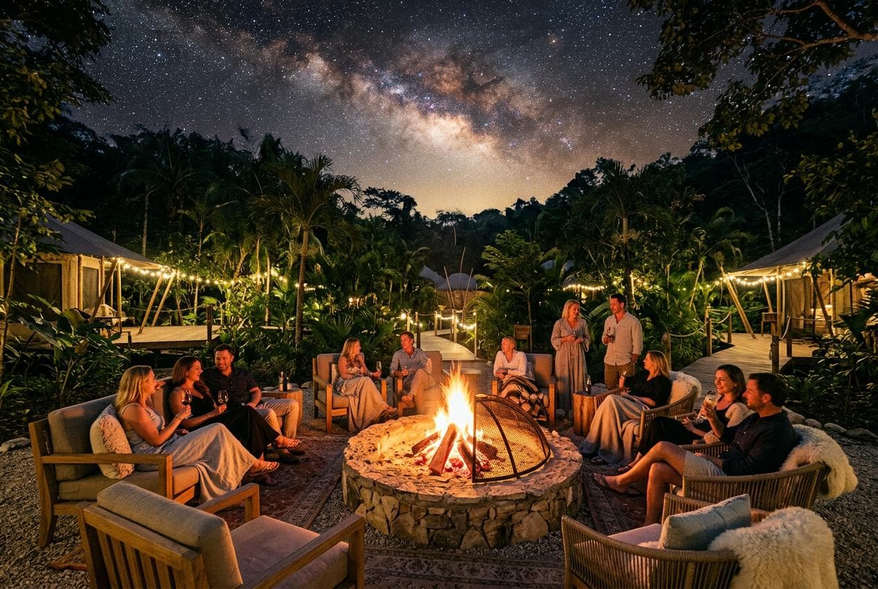 Bonfire Evenings at Green Heritage Resort