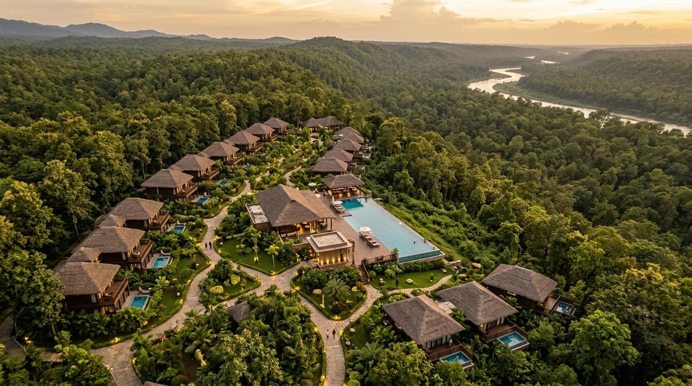 Lake & Island at Green Heritage Resort