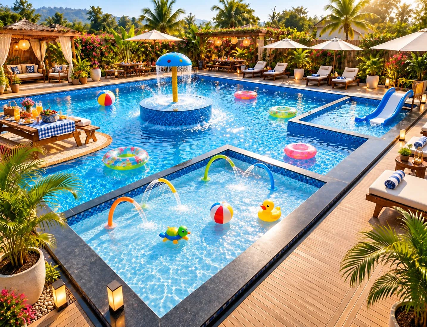 Family Pool & Picnic Day